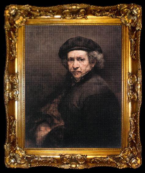 framed  REMBRANDT Harmenszoon van Rijn Self-Portrait 88, ta009-2